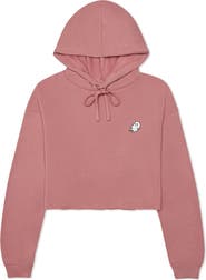 Dalix Womens Ghost Cropped Hoodie