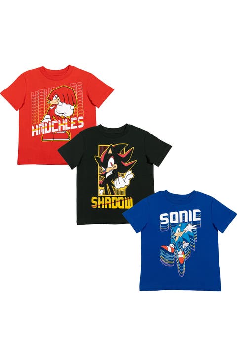 Sonic The Hedgehog 3-pack Short Sleeve T-shirts (toddler, Little Kid & Big Kid)
