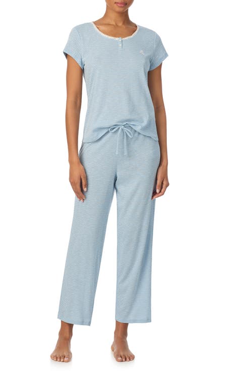 Print Crop Pajamas