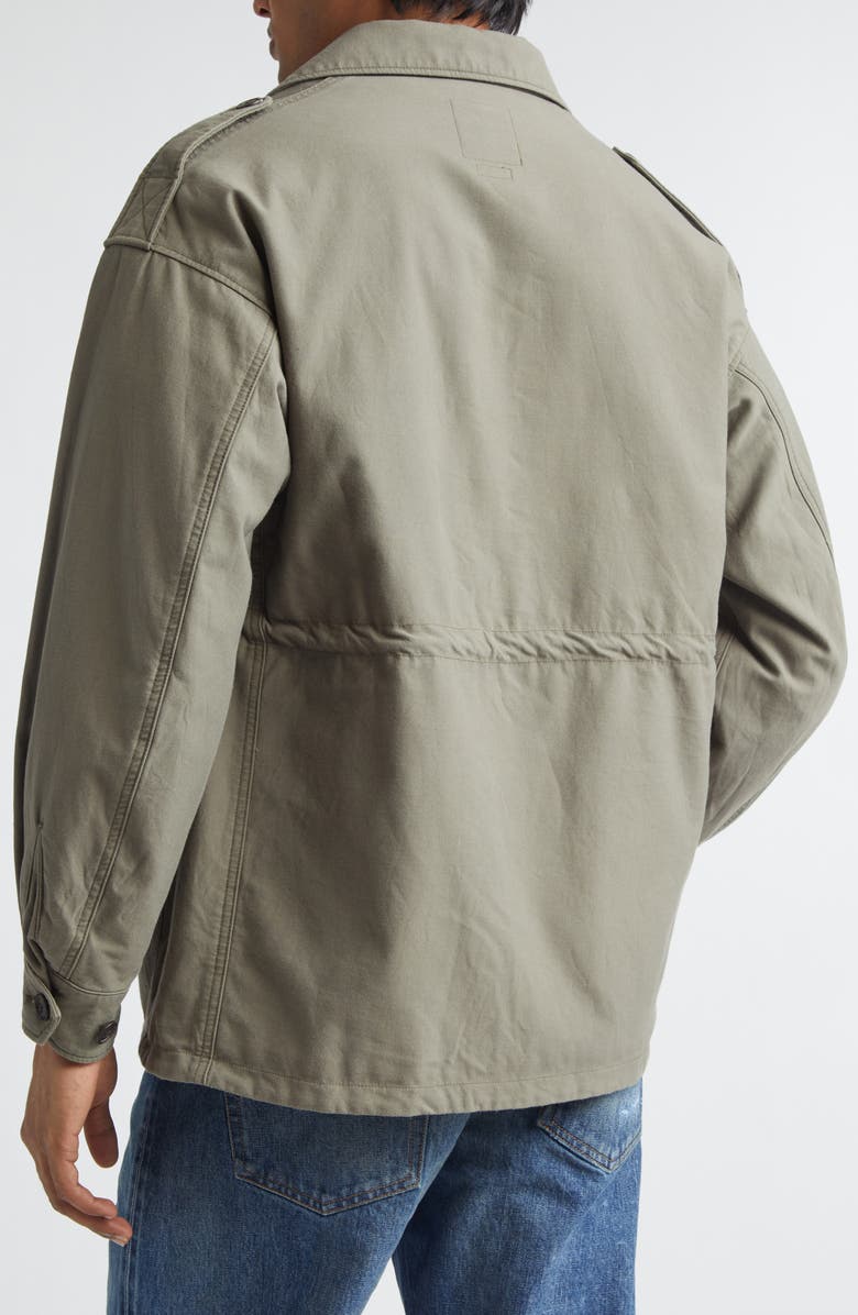 VISVIM Achse Cotton & Nylon Field Jacket, Alternate, color, Olive