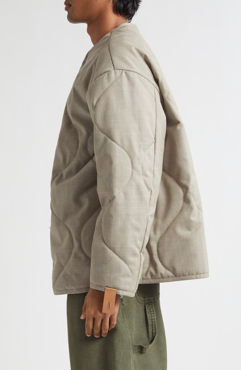 JW Anderson Quilted Jacket, Alternate, color, Clay Melange