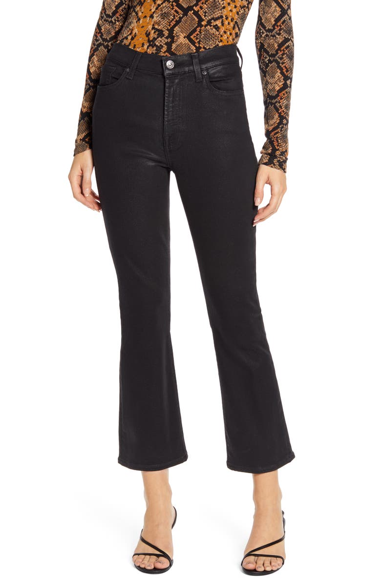 7 For All Mankind <sup>®</sup> Slim High Waist Ankle Kick Jeans, Main, color, 