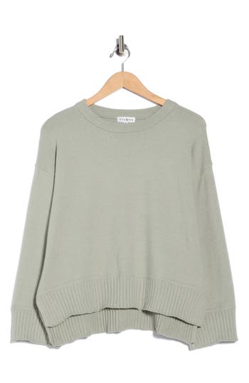 Vigoss V-neck Sweater In Green