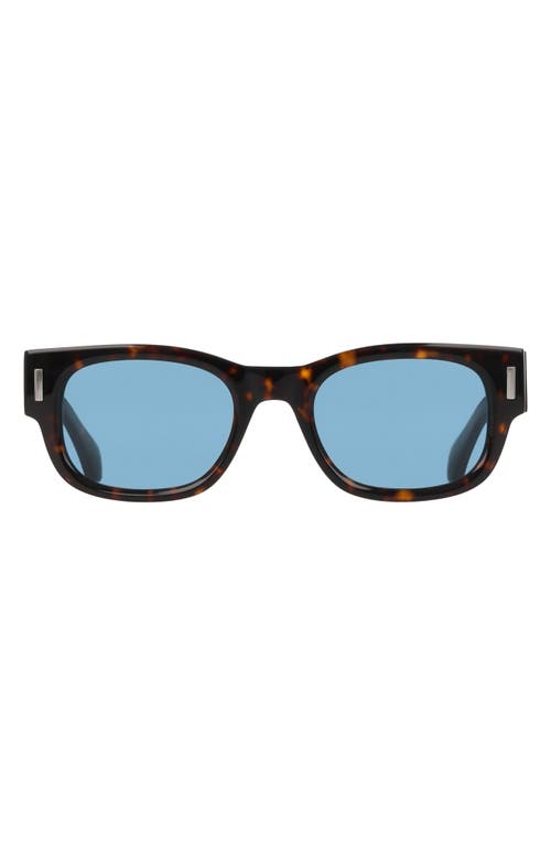 Ferragamo 51mm Modified Rectangular Sunglasses In Dark Tortoise