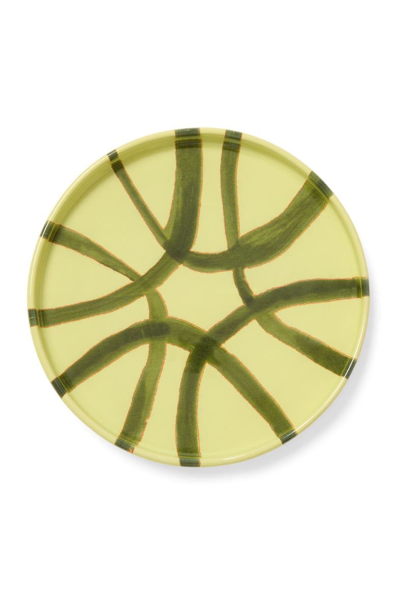 Amalfi Appetizer Plate, Main, color, Lime 7.1"
