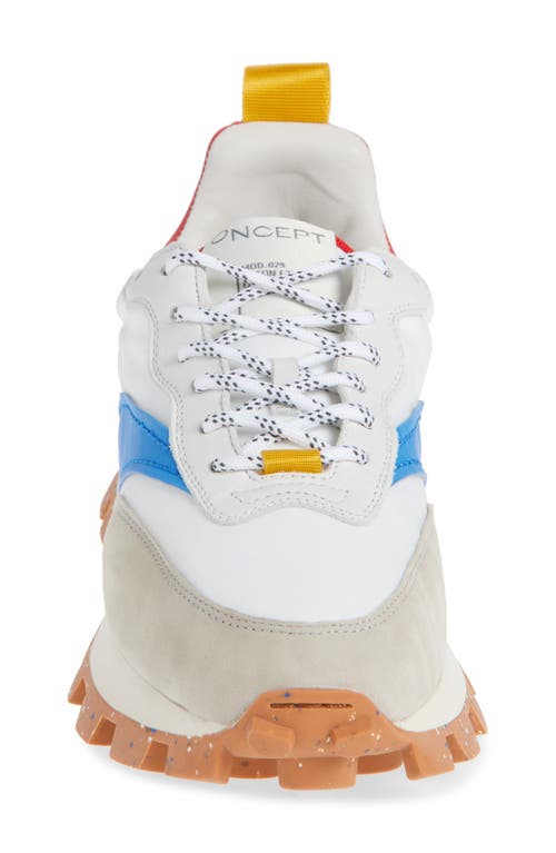 Oncept Osaka Lug Sole Sneaker In Varsity White
