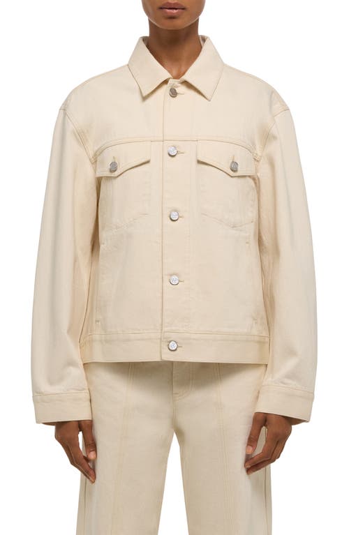 Helmut Lang Classic Denim Trucker Jacket In Brown