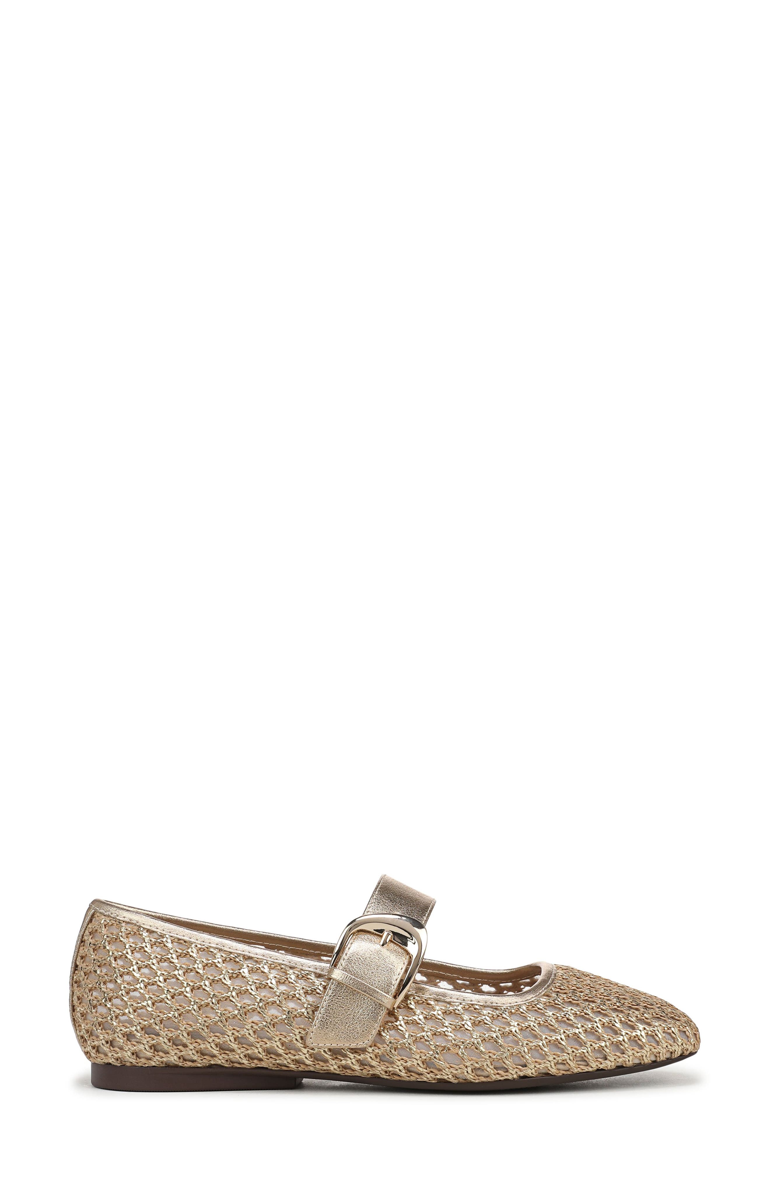 Cosmic Mary Jane Flat, Alternate, color, TAN GOLD/ LIGHT CHAMPAGNE