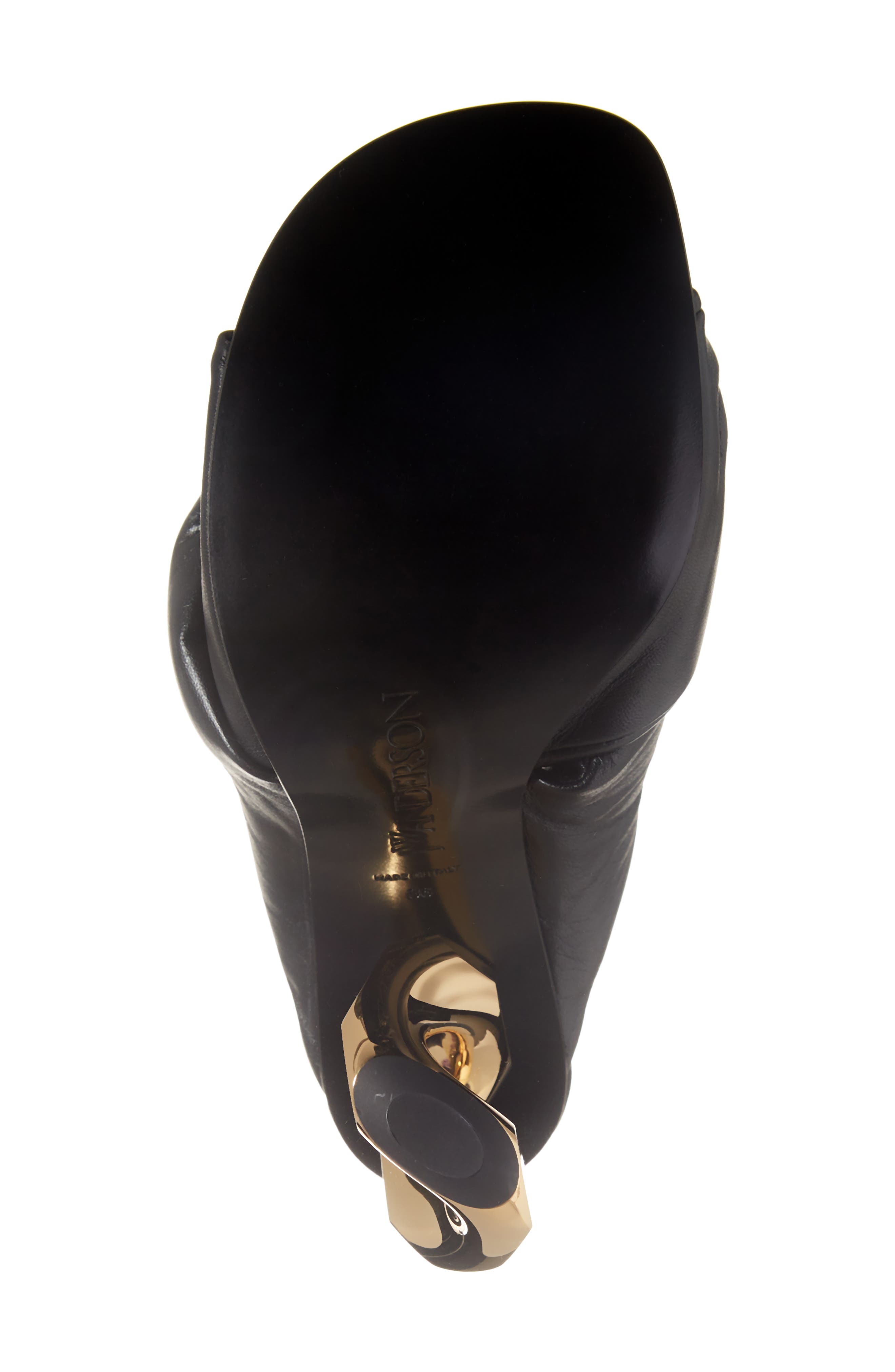 JW Anderson Chain Heel Open Toe Mule, Alternate, color, 