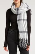 AllSaints Oversize Brushed Check Scarf