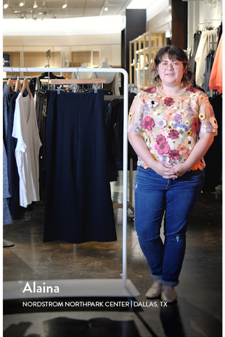 The Perfect Pull-On Crop Wide Leg Ponte Pants video