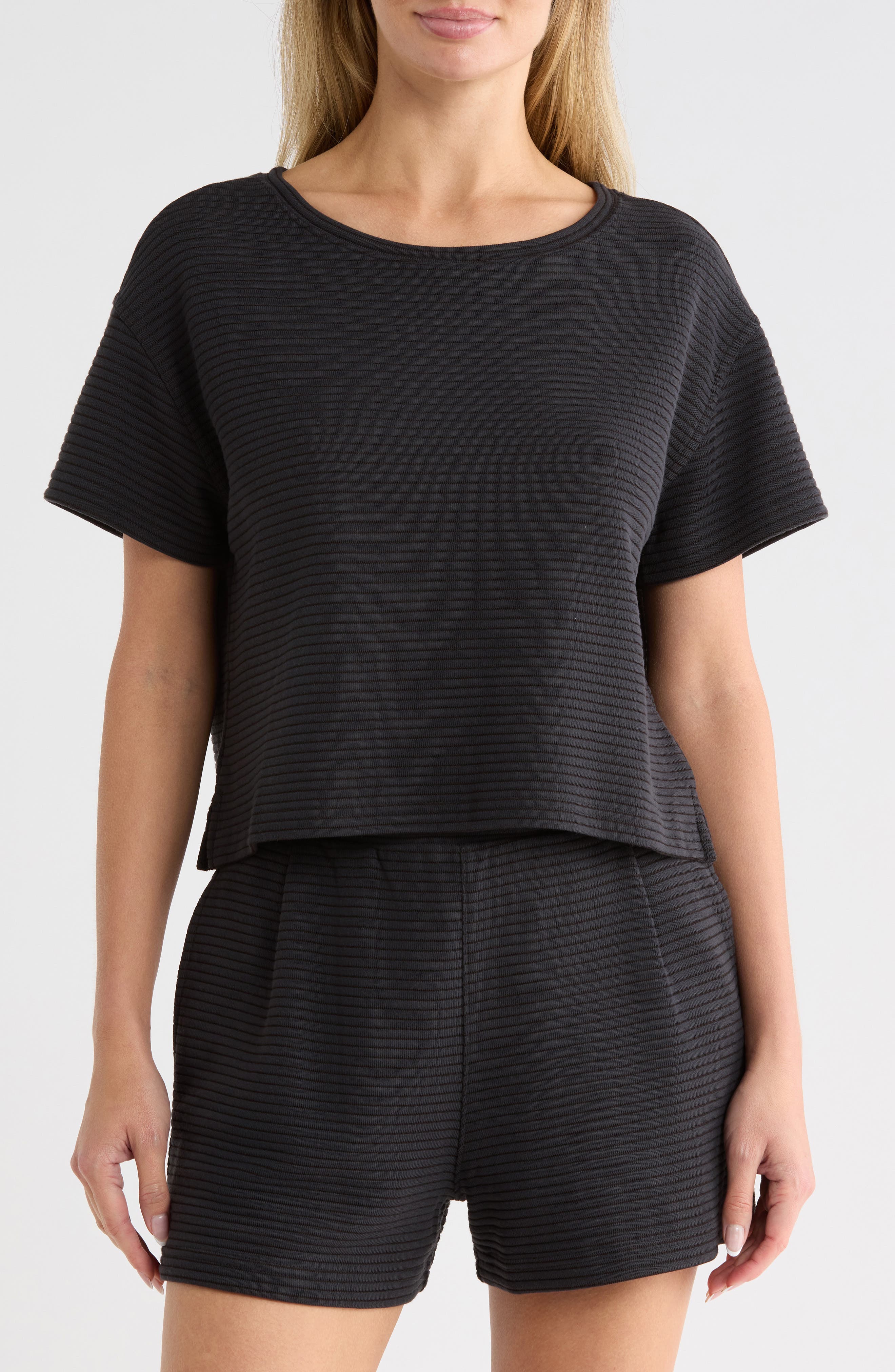 Charter Cruise Boxy Ottoman Knit Top