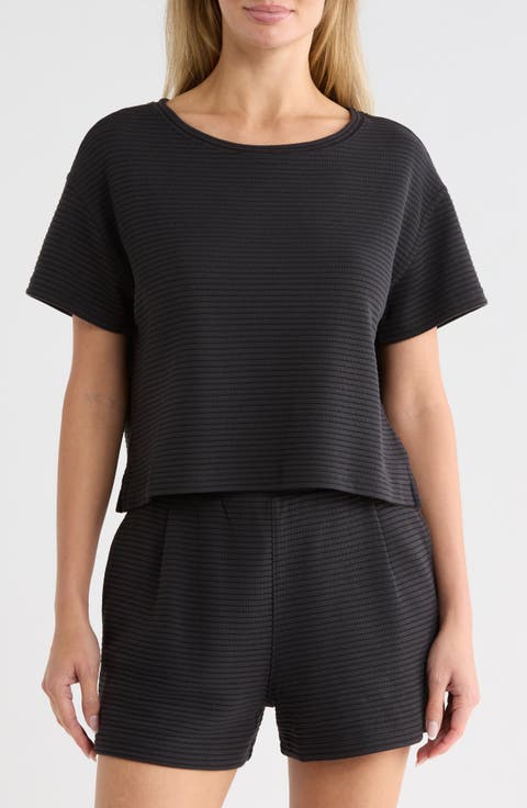 Charter Cruise Boxy Ottoman Knit Top