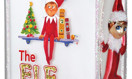 Old World Christmas The Elf On The Shelf Glass Ornament In Multi