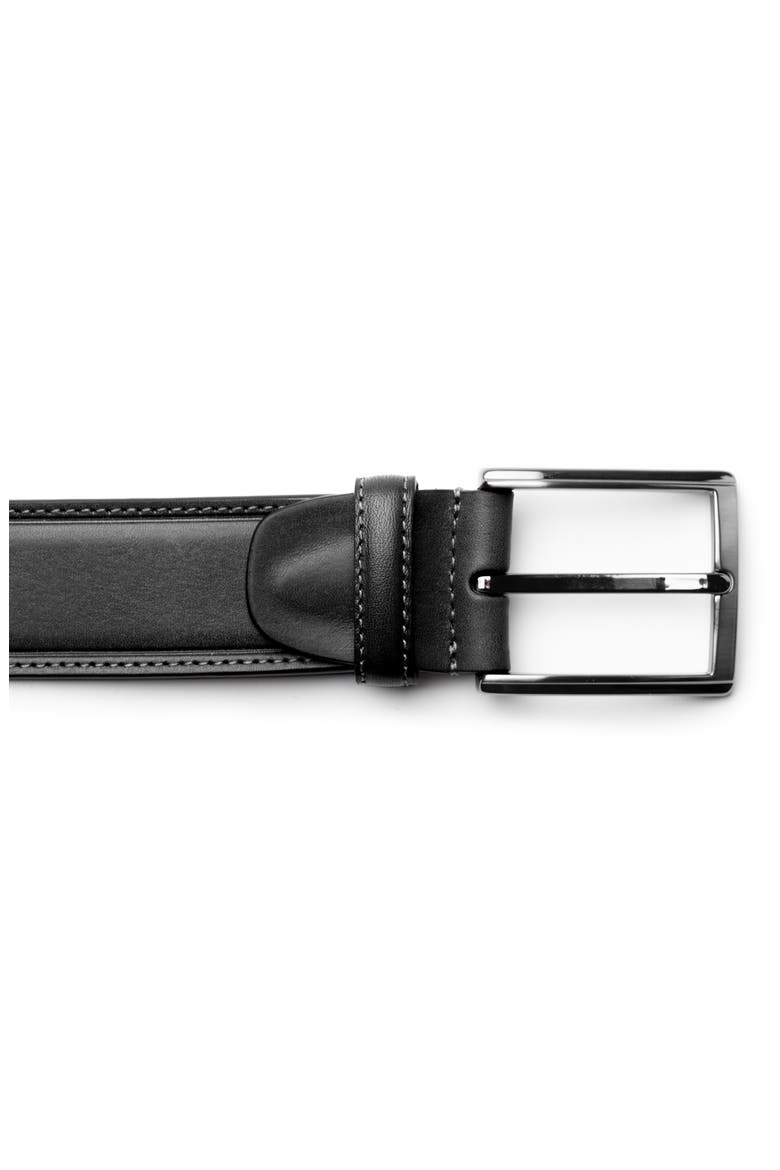 Salerno Leather Belt, Alternate, color, BLACK