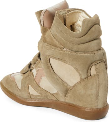 Isabel Marant Bekett Hidden Wedge High Top Sneaker (Women