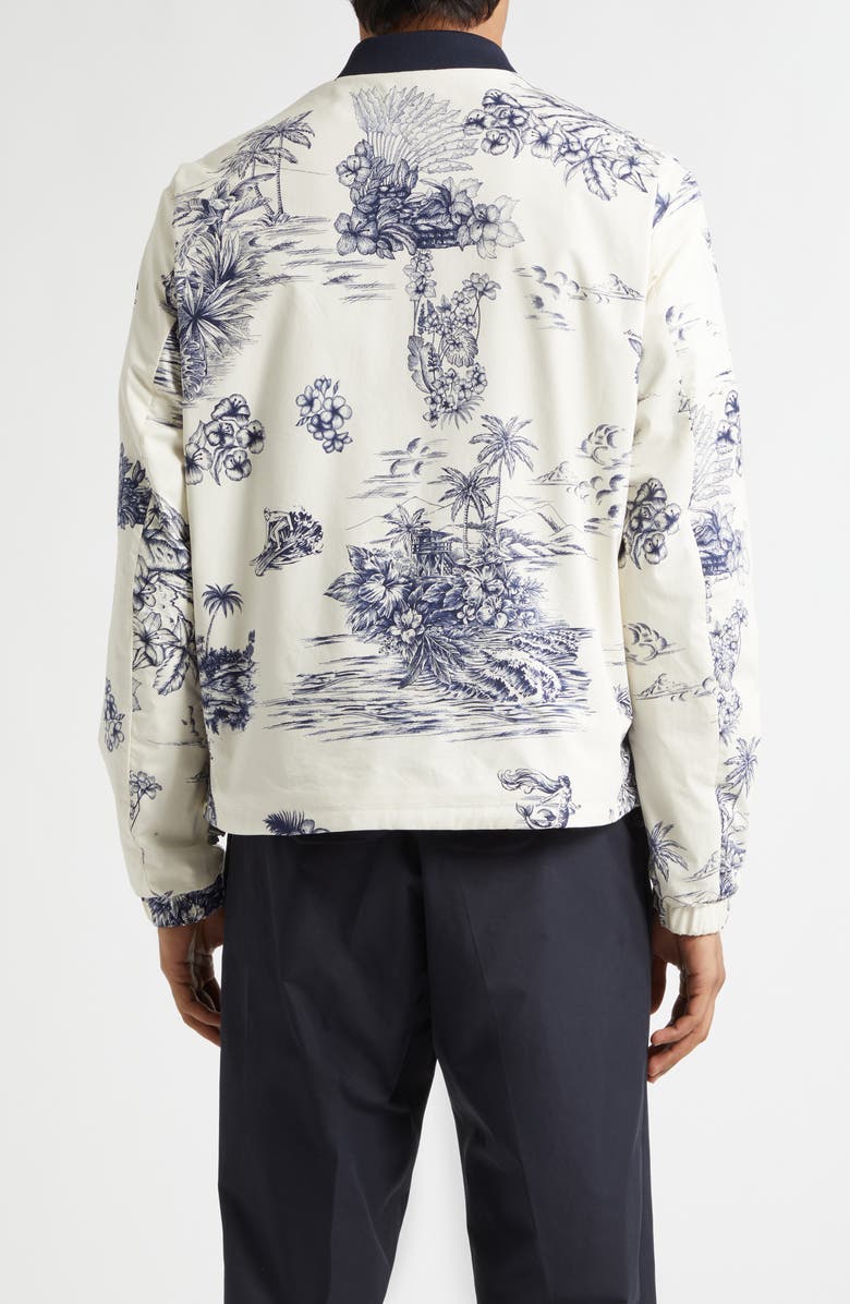 Moncler Achensee Reversible Bomber Jacket, Alternate, color, Blue