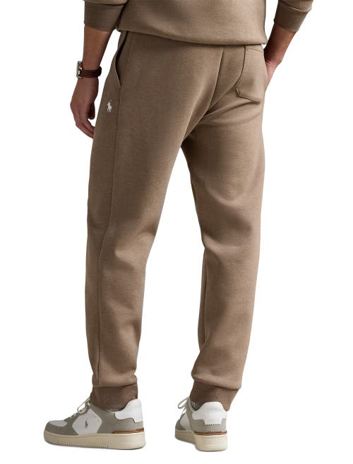 Polo Ralph Lauren Big & Tall Double-knit Joggers In Brown Heather