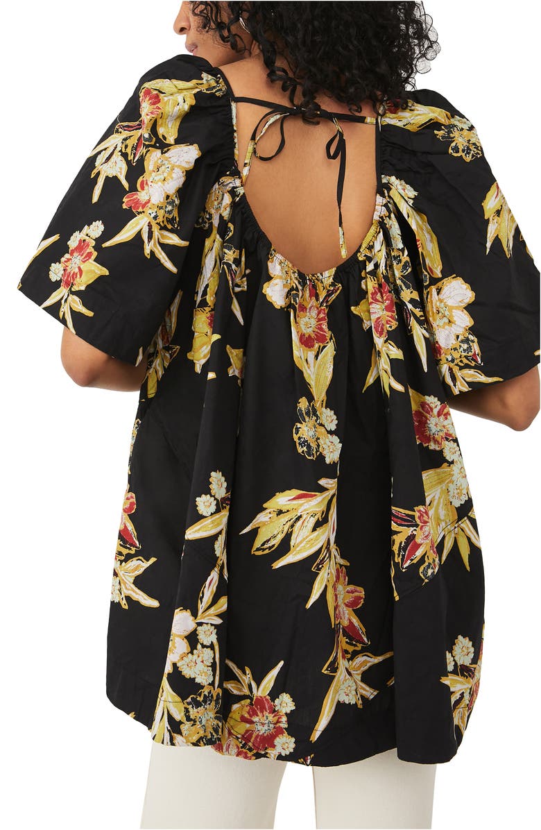 Free People Jodie Floral Cotton Tunic, Alternate, color, 
