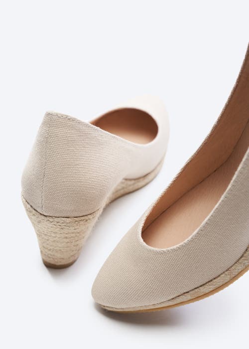 VISCATA VISCATA ROSES CANVAS U CUT ESPADRILLE WEDGES