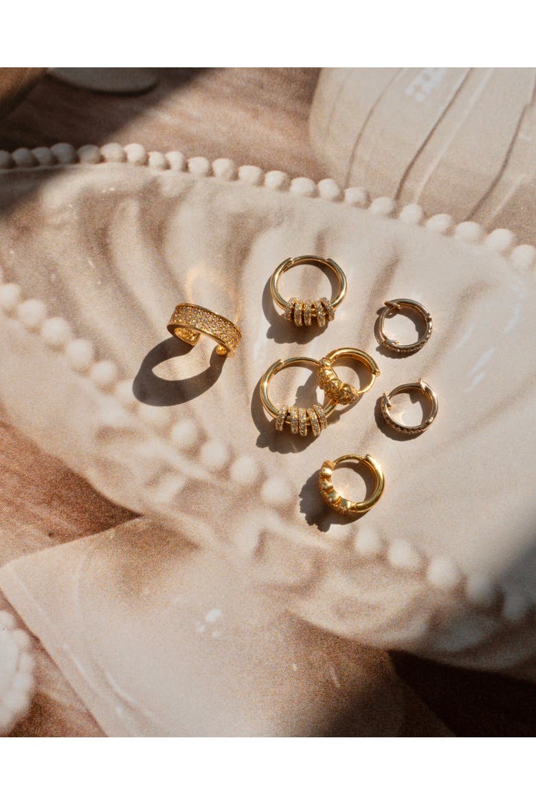 Orion Earrings, Alternate, color, Gold