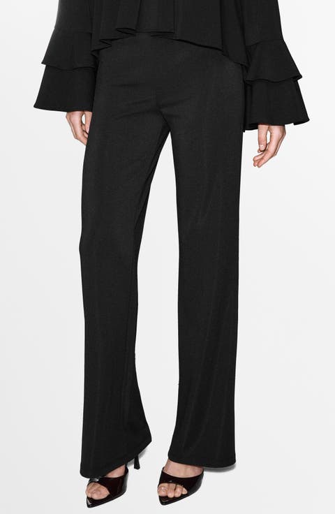 Straight Leg Pull-On Pants