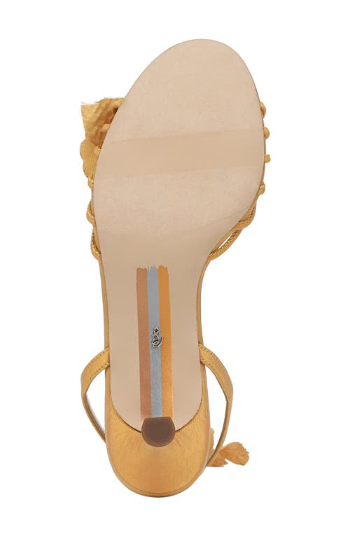 Shop Sam Edelman Carla Ankle Wrap Sandal In Sunflower