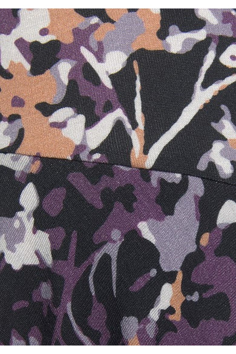 Women's Floral Print Skort, Alternate, color, Black Multi