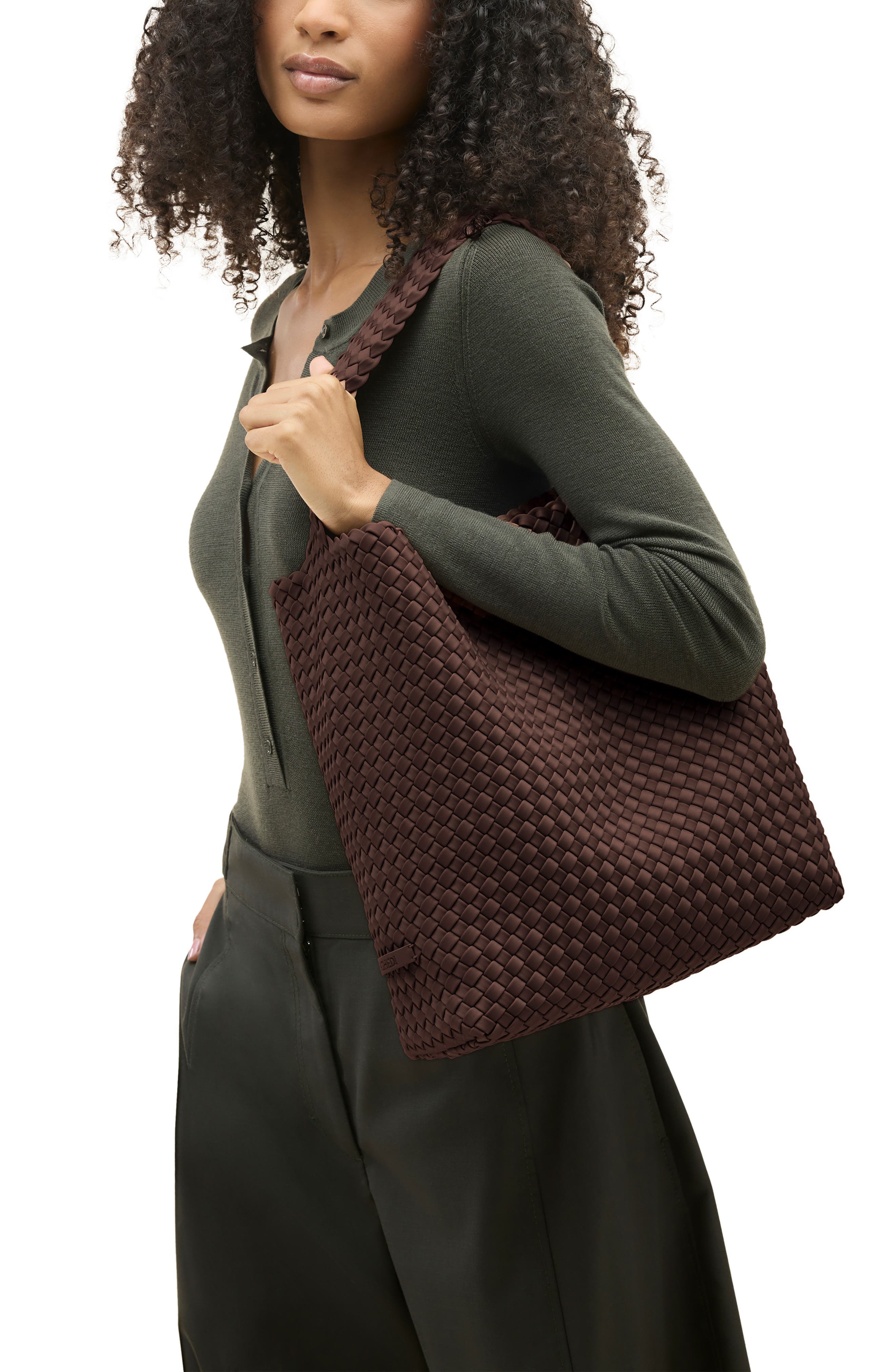 NAGHEDI Nomad Hobo, Alternate, color, Mocha