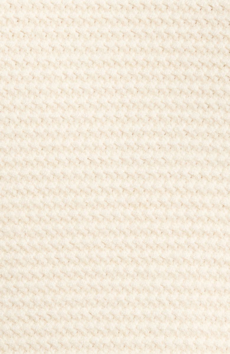 All in Favor Faux Pearl Trim Collared Cardigan, Alternate, color, Cream