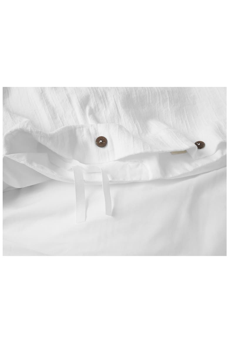 Toro Canyon Organic Cotton Duvet Cover, Alternate, color, ALPINE WHITE