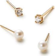 Ana Luisa Gold Stud Earrings - Gold Stud Set