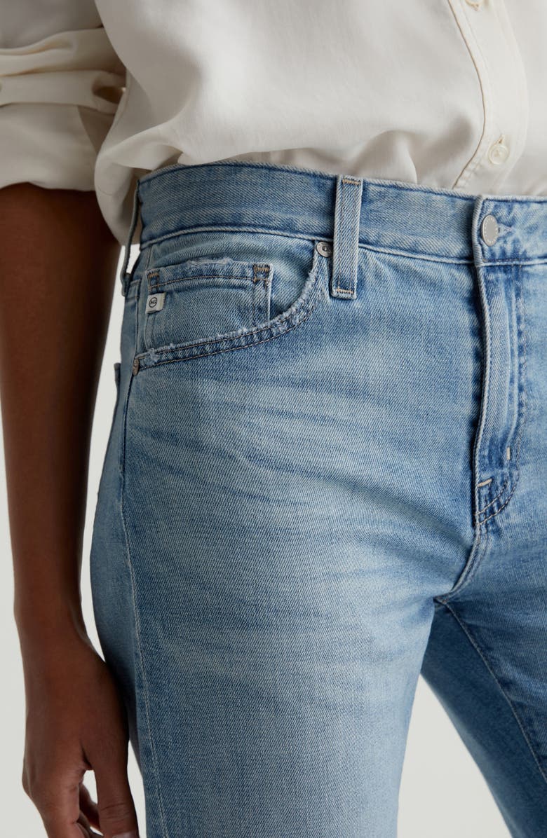 AG Ex-Boyfriend Mid Rise Slouchy Slim Jeans, Alternate, color, Aries Destructed