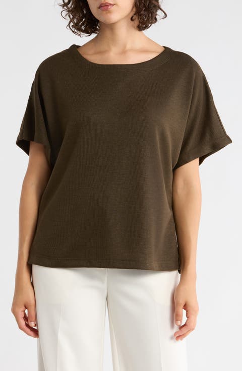 Short Sleeve Knit T-Shirt