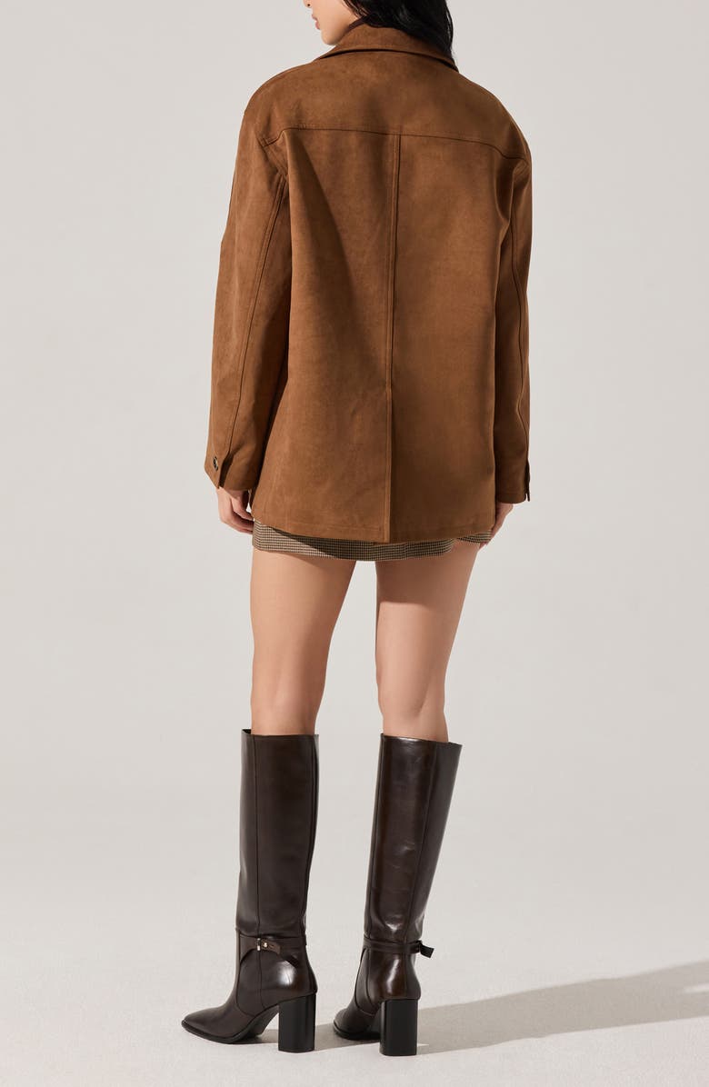 ASTR the Label Presleigh Faux Suede Jacket, Alternate, color, 