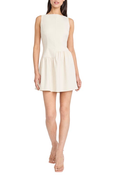 Asymmetric Skirt A-Line Minidress