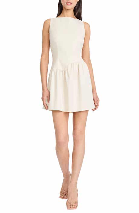 Donna Morgan Asymmetric Skirt A-Line Minidress