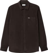 Lacoste Regular Fit Corduroy Button-Up Shirt
