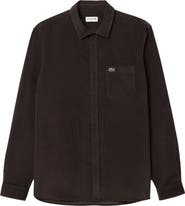 Lacoste Regular Fit Corduroy Button-Up Shirt