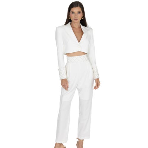 Akalia Orchid Trouser In White