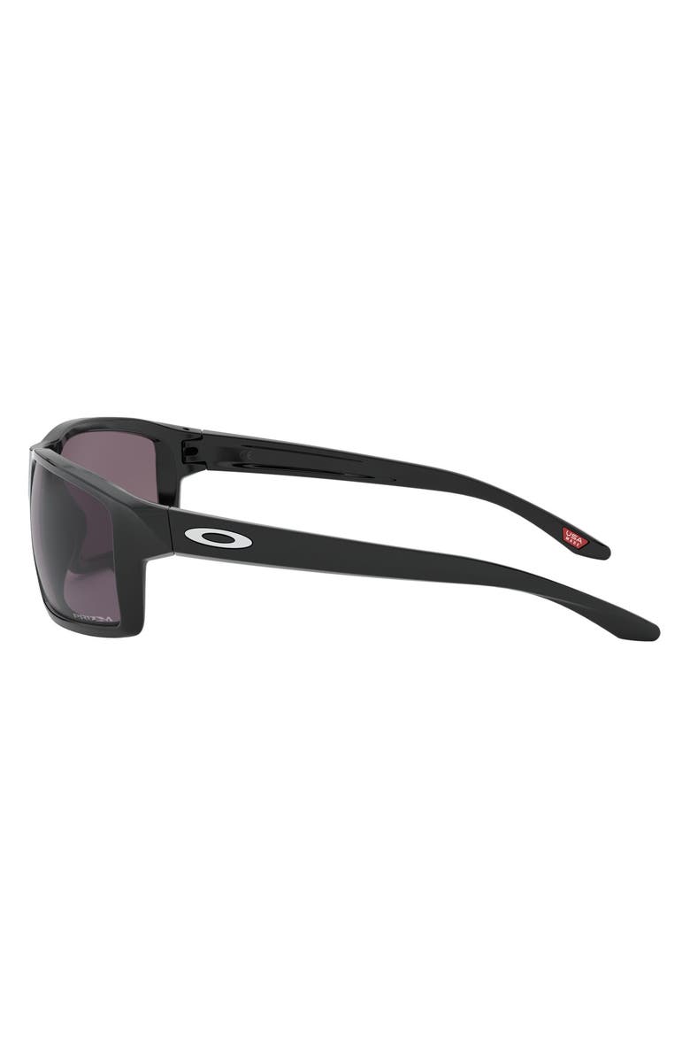 Oakley Gibston 61mm Wrap Sunglasses, Alternate, color, Black