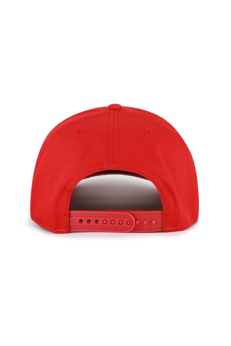 Men's '47  Red UConn Huskies Script Fade Hitch Adjustable Hat, Alternate, color, Red