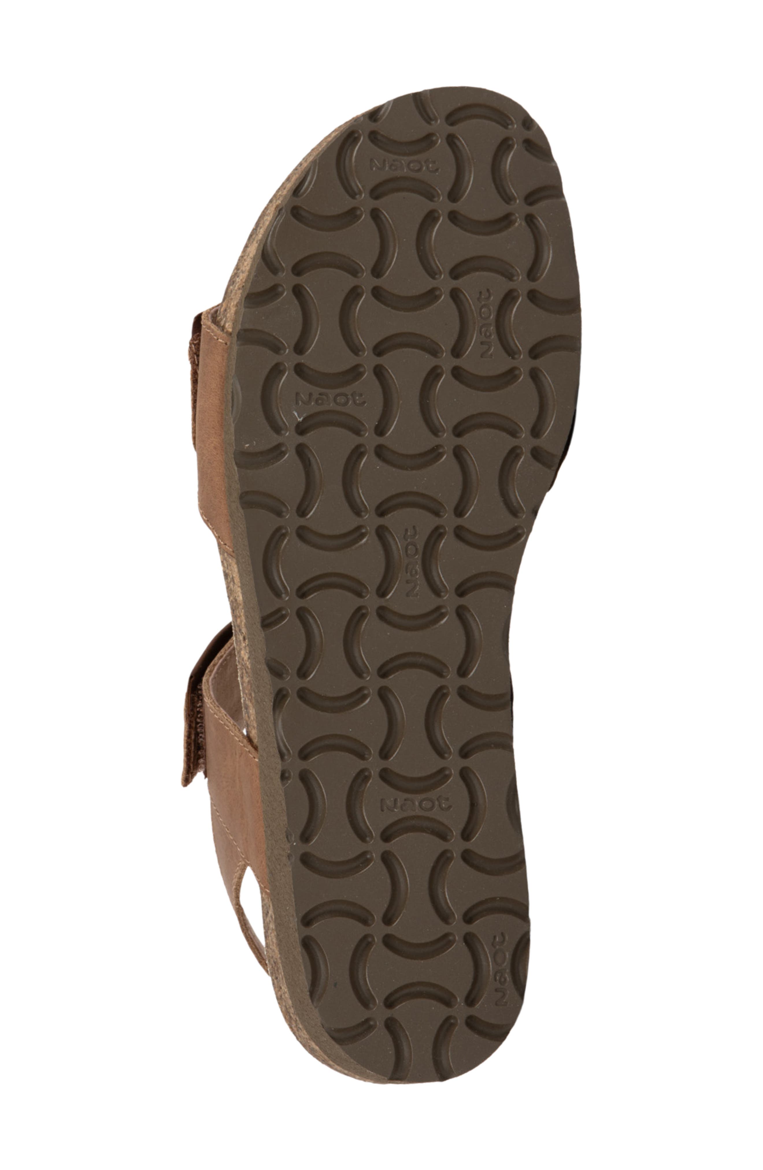 Aisha Arch Pro Sandal, Alternate, color, LATTE BROWN LEATHER