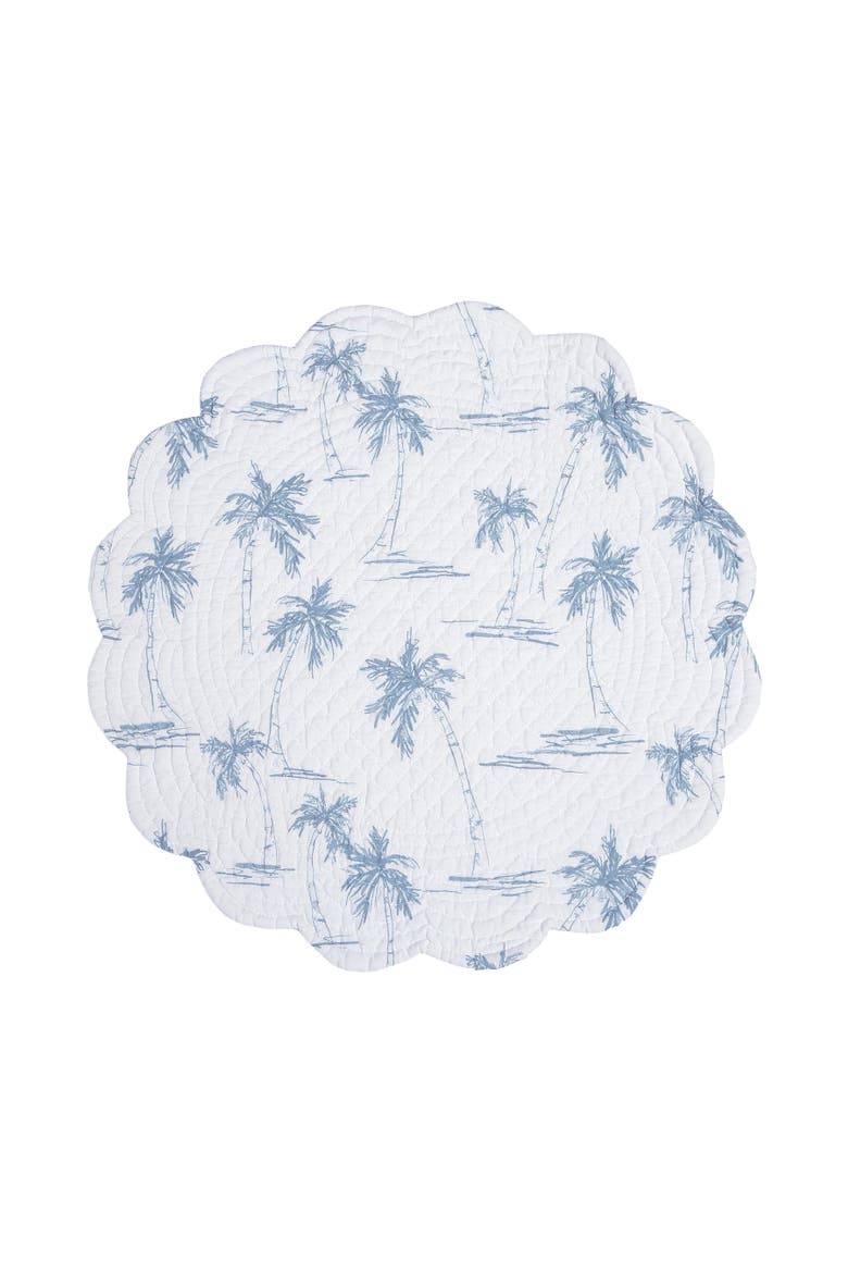 Blue Paradise Placemat Collection Sets of 6, Alternate, color, Blue