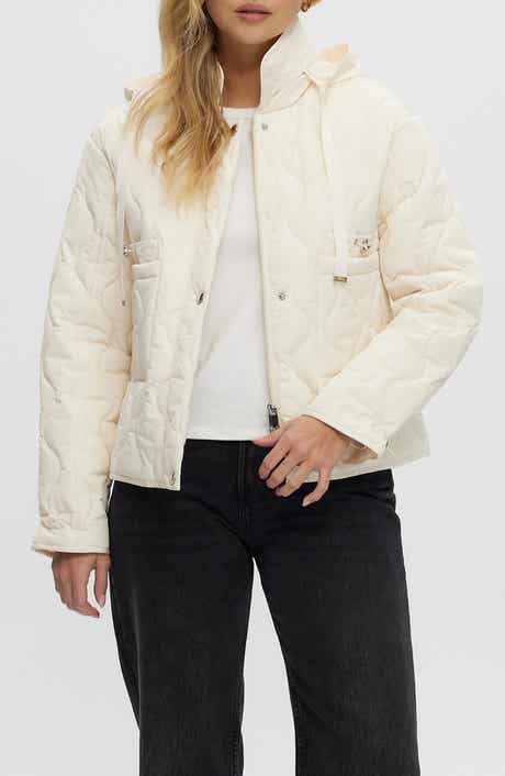 Noize Philipa Water Resistant Hooded Quilted Jacket