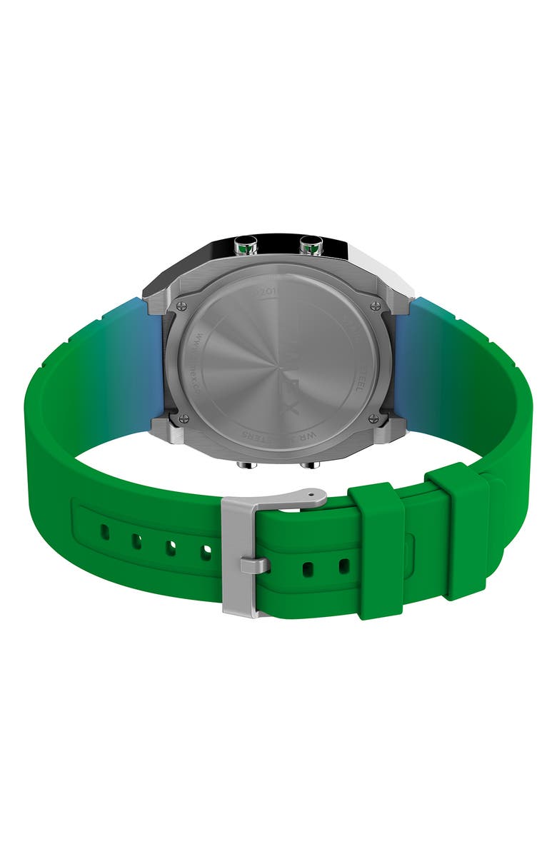 Timex<sup>®</sup> T80 Digital Resin Strap Chronograph Watch, 36.5mm, Alternate, color, 