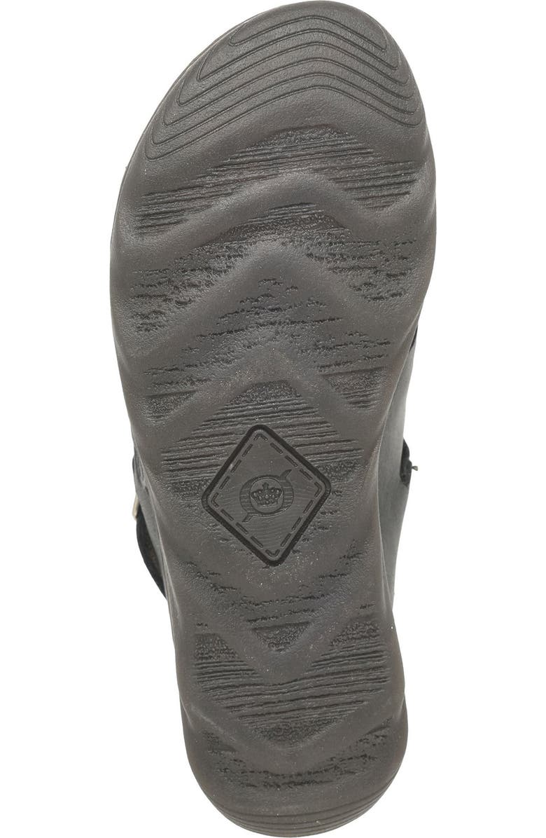 Børn Salas Slide Sandal, Alternate, color, Black Leather