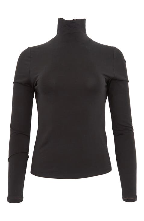 Kate Stretch Knit Turtleneck