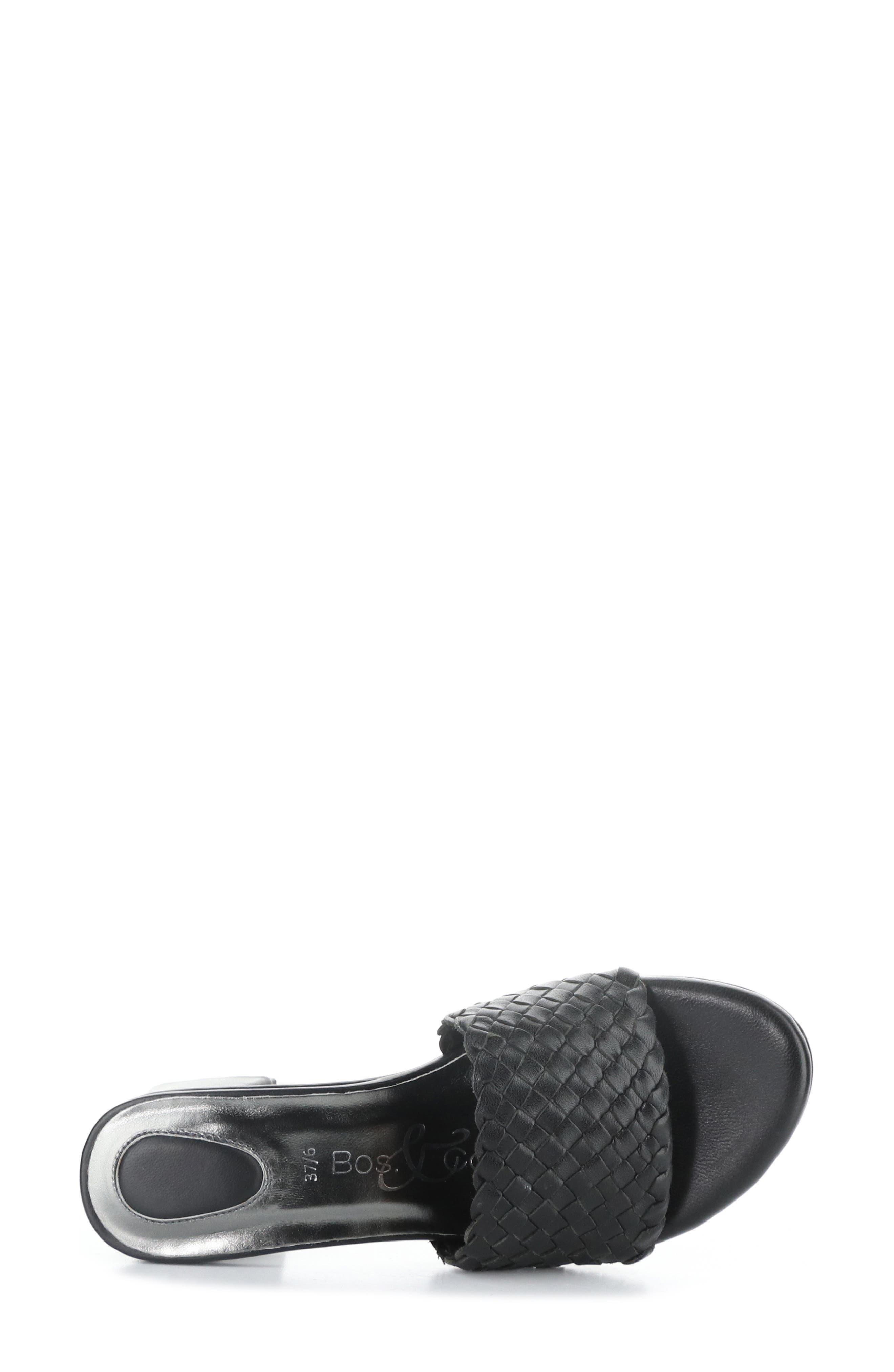 Bos. & Co. Wella Slide Sandal, Alternate, color, Black