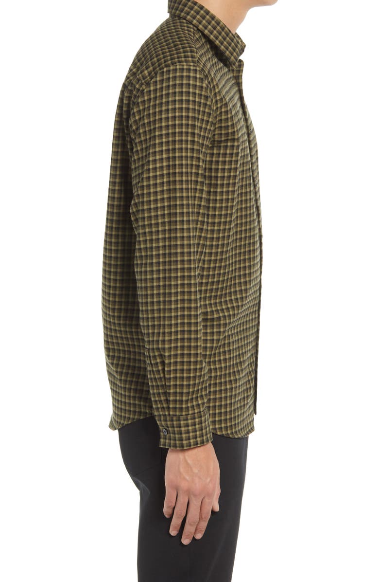 Theory Irving Windham Twill Button-Up Shirt, Alternate, color, Capulet